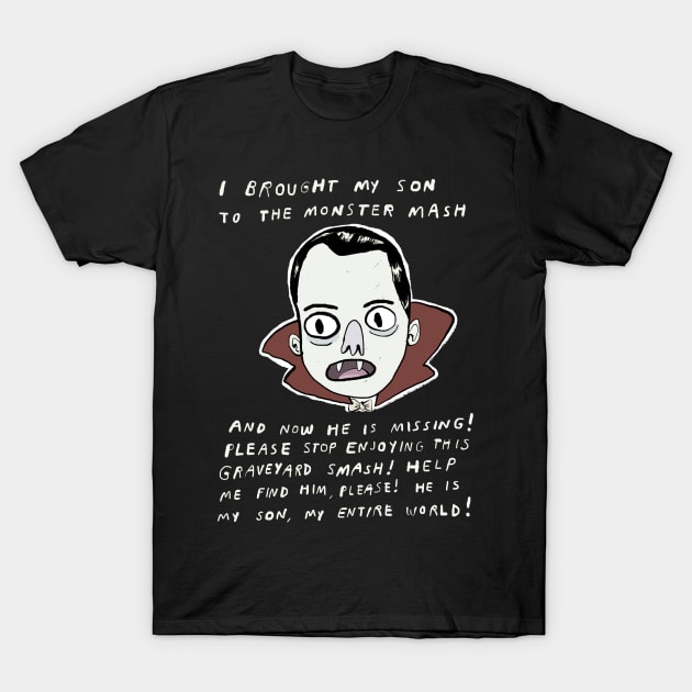 Dracula and His Son T-Shirt by bransonreese